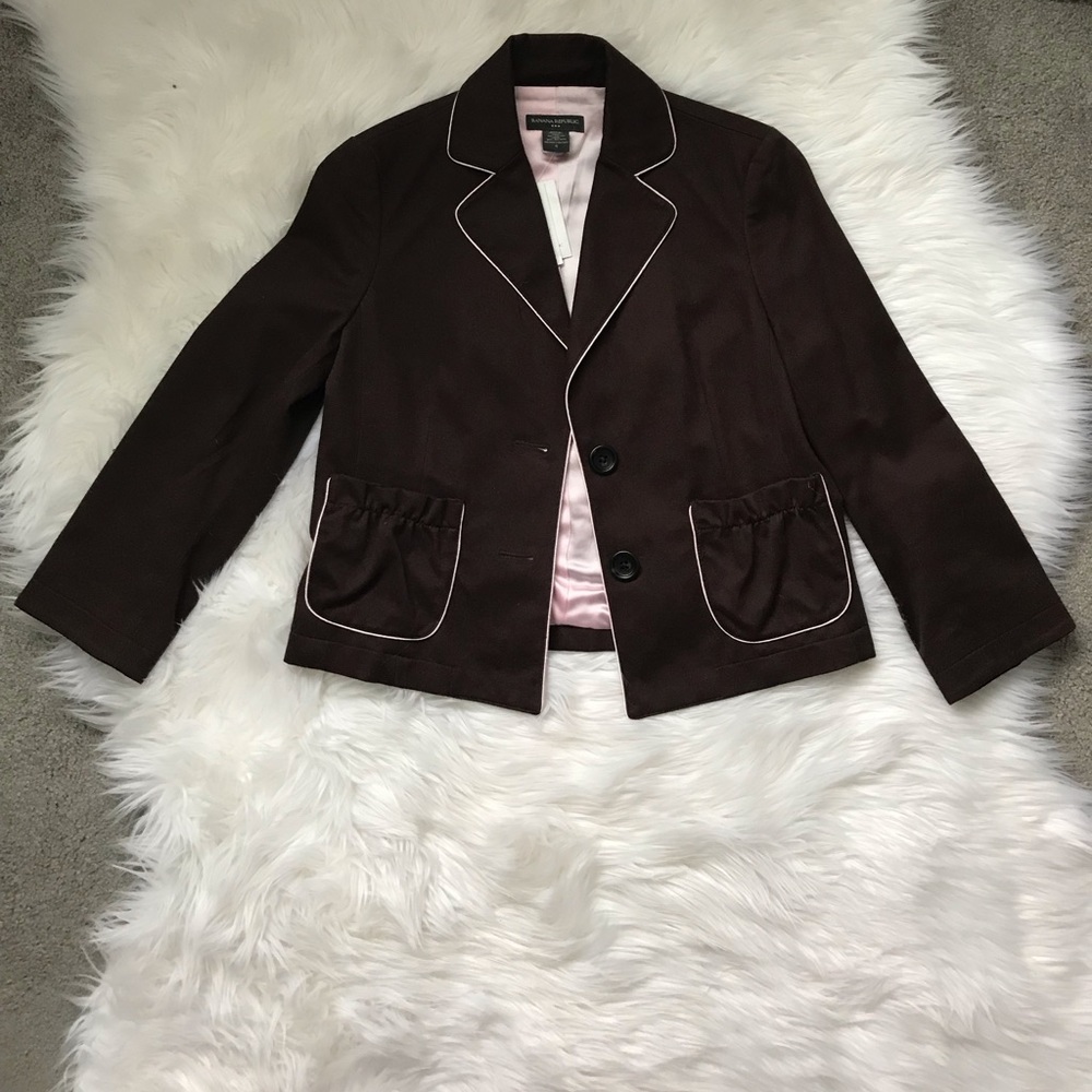 Banana Republic Cropped Blazer